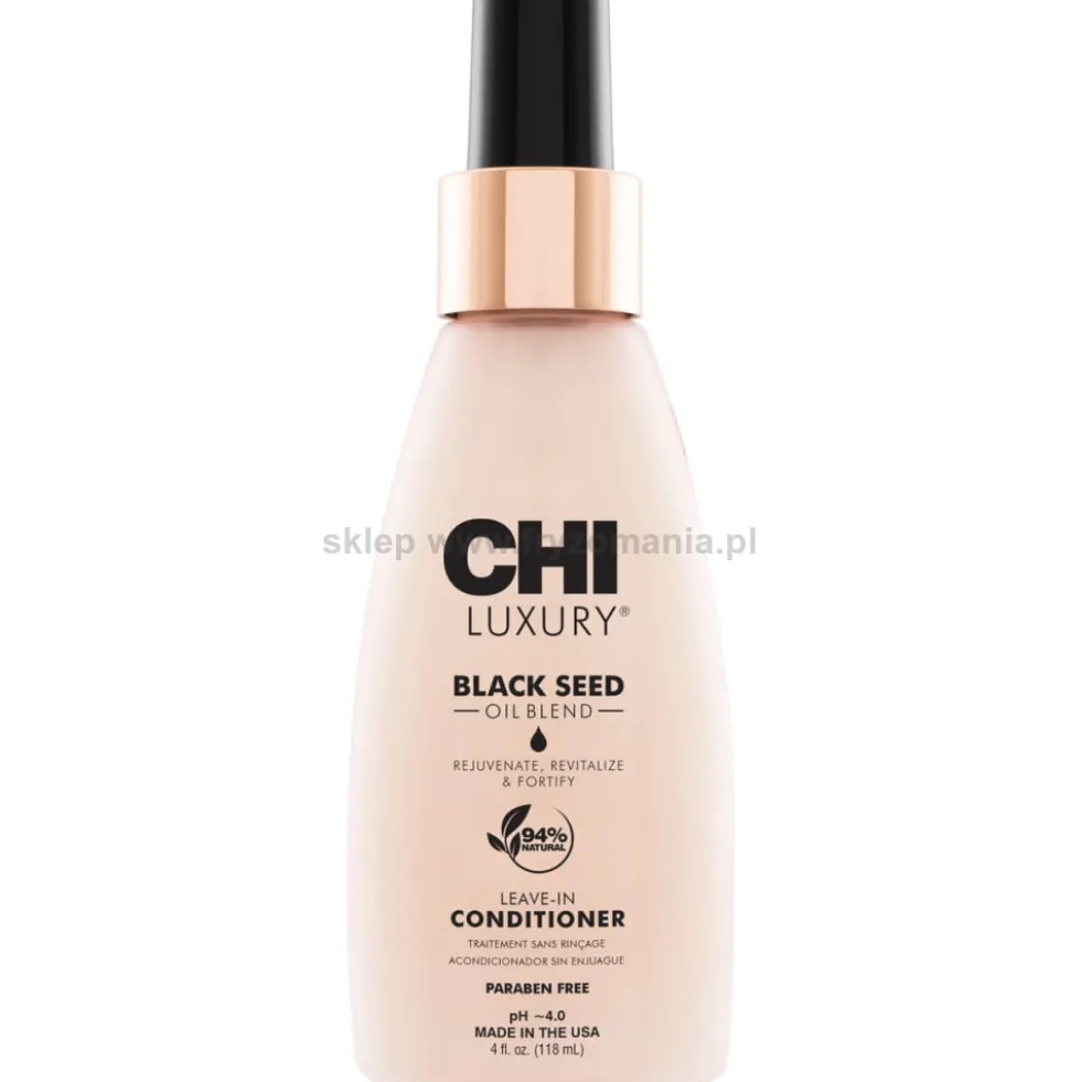 CHI Luxury Black Seed Odżywka bez spłukiwania do włosów z olejem z czarnuszki 118ml
