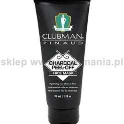 Clubman Charocal Black Mask czarna maska do twarzy peel off 90ml