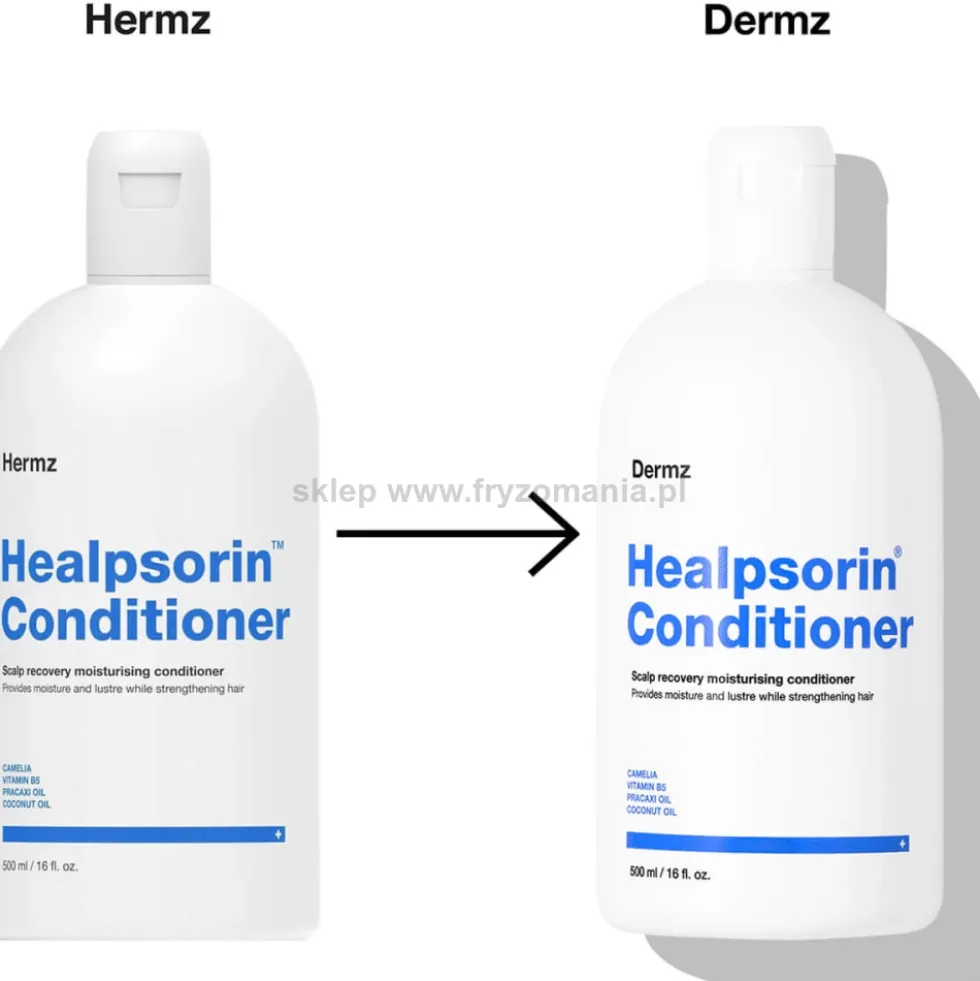 Dermz Healpsorin Odżywka na podrażnioną skórę głowy, wzmacniająca włosy 500ml