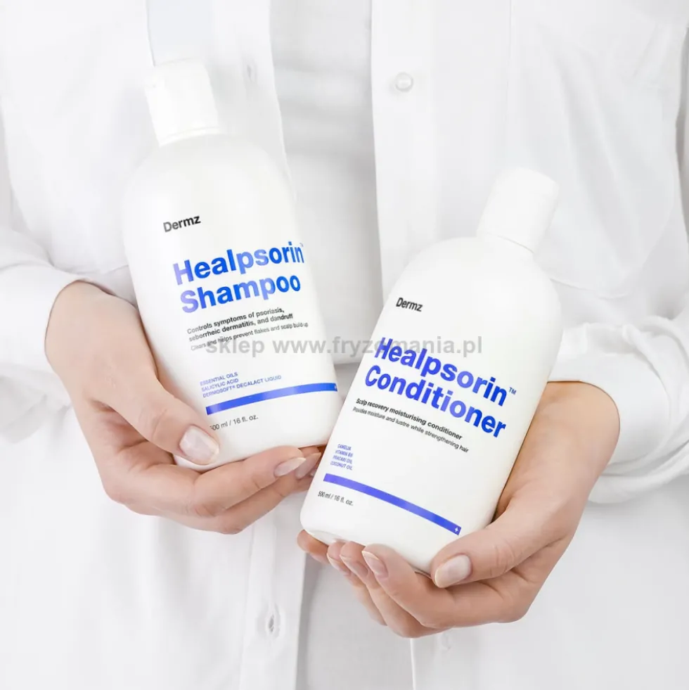 Dermz Healpsorin Odżywka na podrażnioną skórę głowy, wzmacniająca włosy 500ml