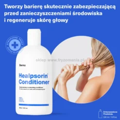 Dermz Healpsorin Odżywka na podrażnioną skórę głowy, wzmacniająca włosy 500ml
