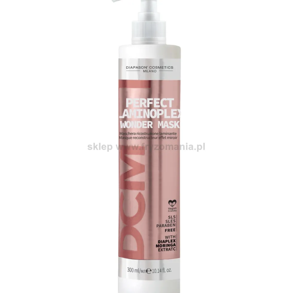 Diapason Laminoplex - zestaw odbudowujący włosy szampon 300ml, maska 300ml i spray 150ml