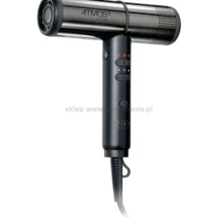 Diva Atmos Atom 2 Suszarka do włosów z dyfuzorem, czarna 2000W