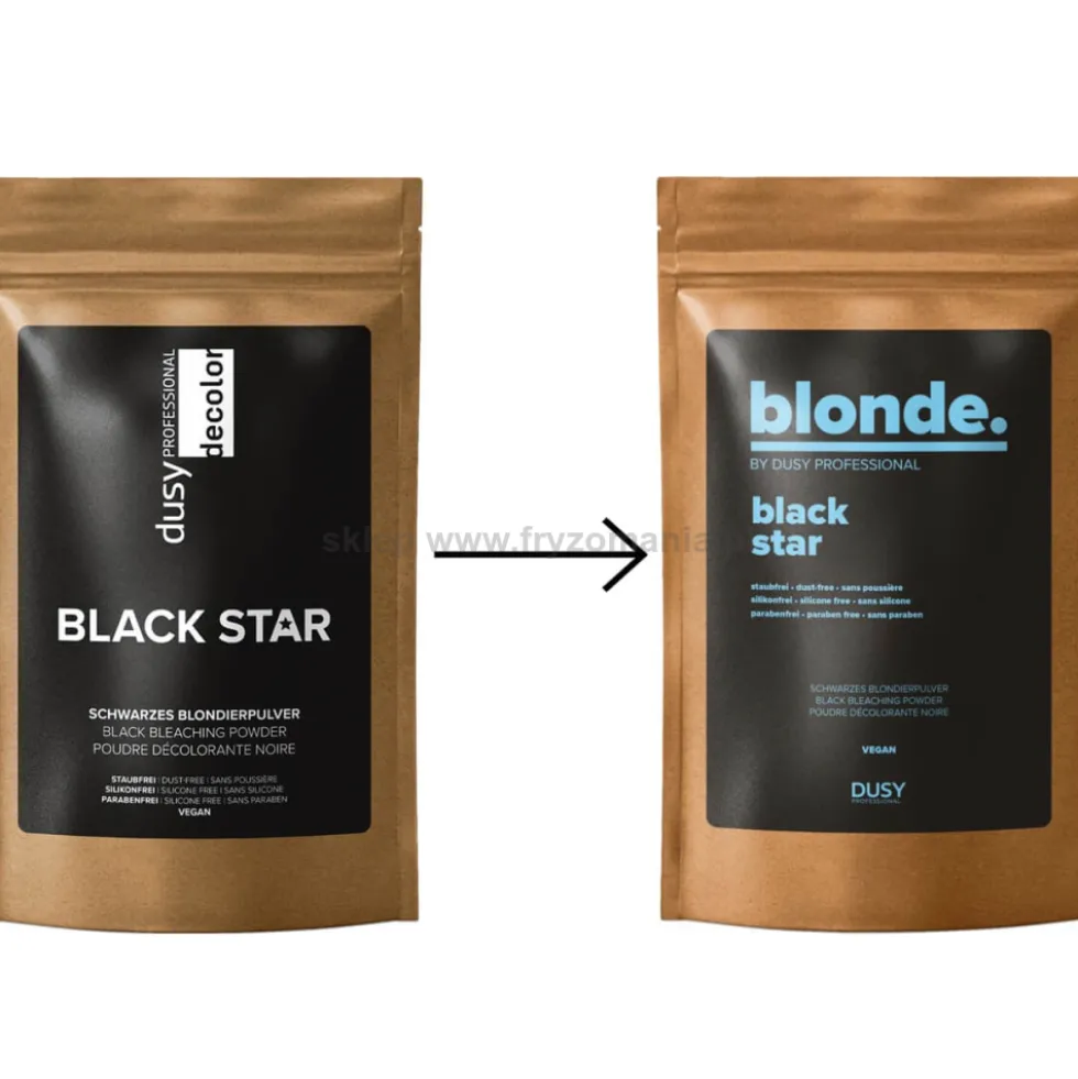 Dusy Professional Blonde Black Star Rozjaśniacz do włosów, do 7 tonów 500g