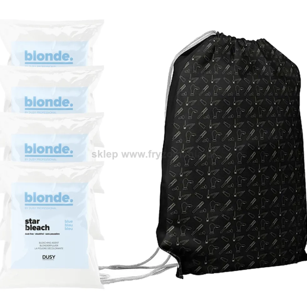 Dusy Professional Blonde Star Bleach Rozjaśniacz do włosów, uzupełnienie + worek 4x500g