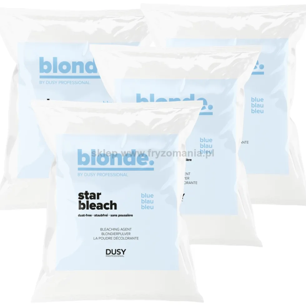 Dusy Professional Blonde Star Bleach Rozjaśniacz do włosów, uzupełnienie + worek 4x500g