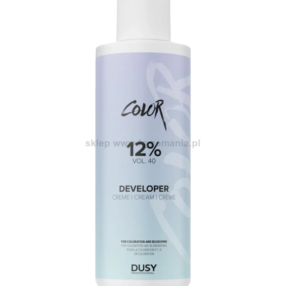 Dusy Professional Color Developer Creme Oksydant do farb 1,9%, 3%, 4%, 6%, 9%, 12% 1000ml