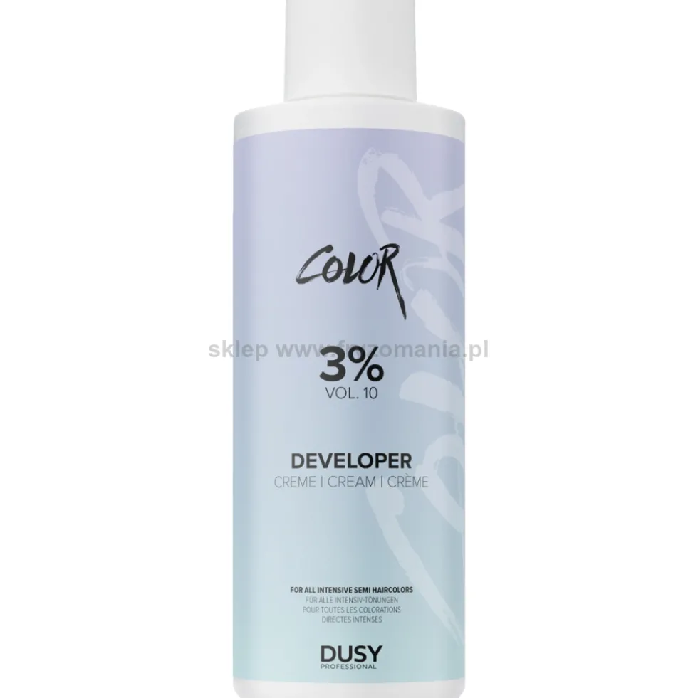 Dusy Professional Color Developer Creme Oksydant do farb 1,9%, 3%, 4%, 6%, 9%, 12% 1000ml