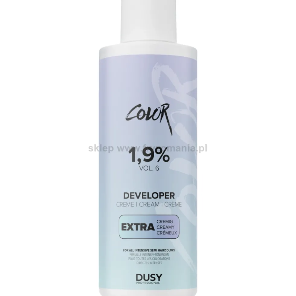 Dusy Professional Color Developer Extra Creme Oksydant do farb 1,9%, 3%, 4% 1000ml