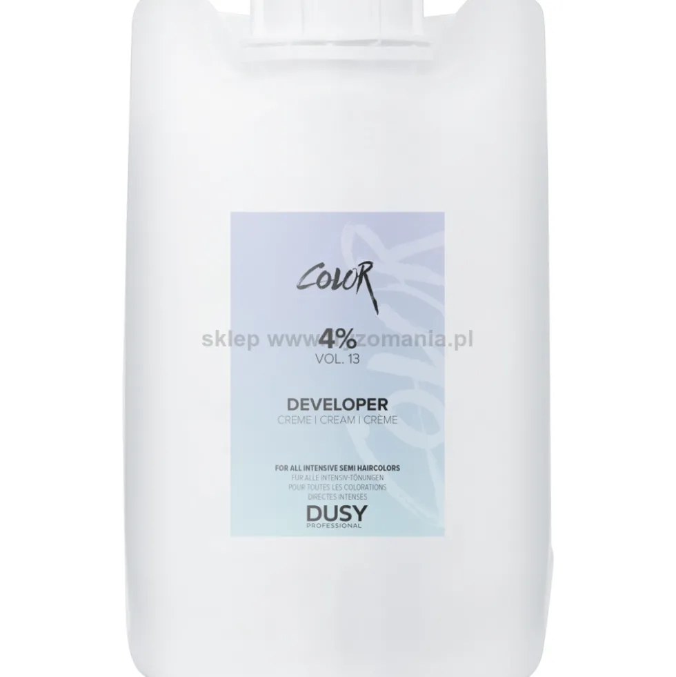 Dusy Professional Color Developer Creme Oksydant do farb 1,9%, 3%, 4%, 6%, 9%, 12% 5000ml