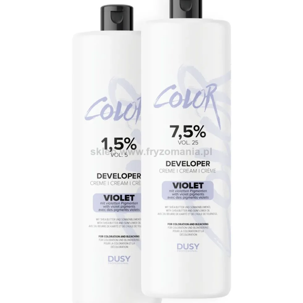 Dusy Professional Color Developer Violet Oksydant do farb 1,5%, 7,5% 1000ml