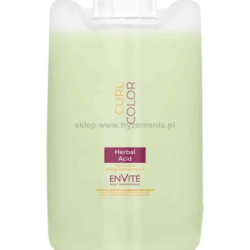 Dusy Professional Envite Curl Color Odżywka zakwaszająca do włosów farbowanych i po trwałej ondulacji 5000ml