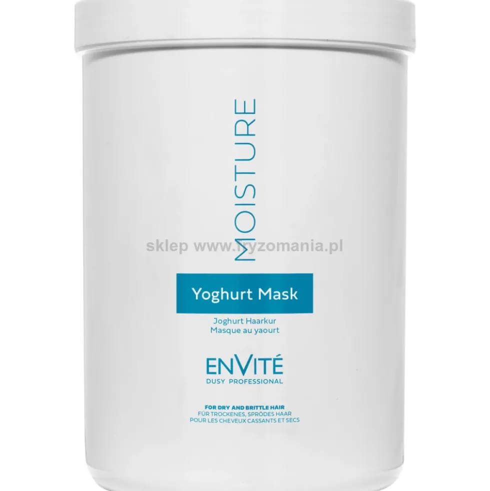 Dusy Professional Envite Yoghurt Moisture Maska nawilżająca do włosów suchych i zniszczonych 1000ml