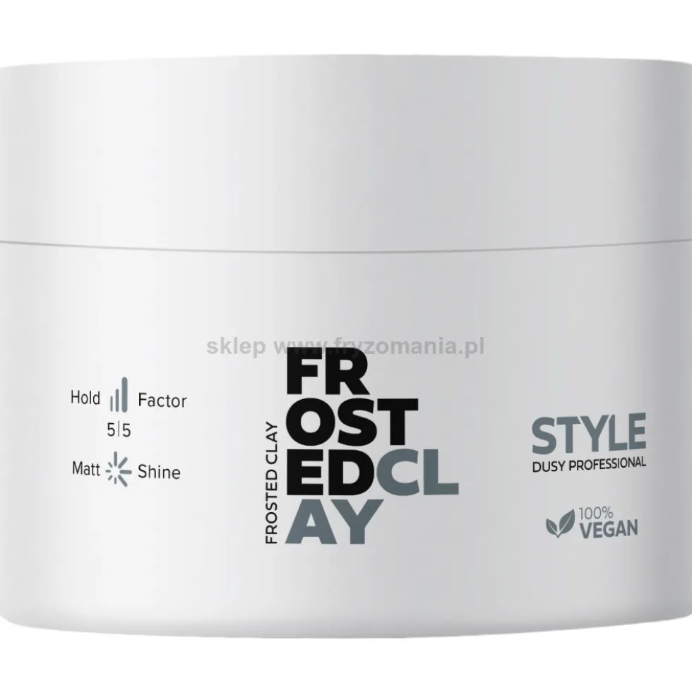 Dusy Professional Style Frosted Clay Glinka do włosów, bardzo mocna 100ml