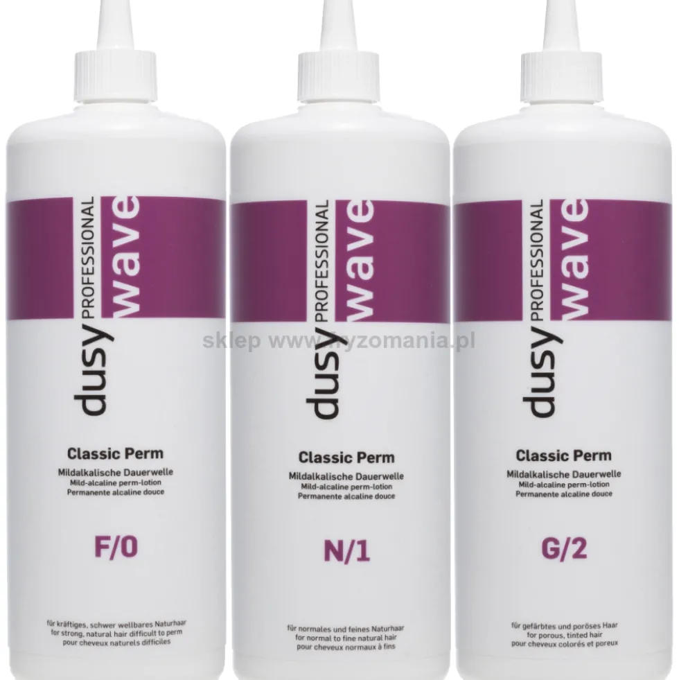 Dusy Professional Wave Classic Perm F0 / N1 / G2 Płyn do trwałej ondulacji włosów 1000ml