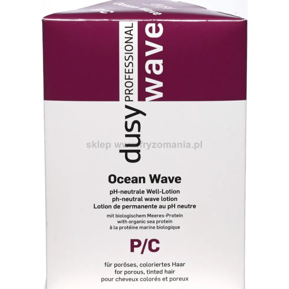 Dusy Professional Wave Ocean P/C Zestaw do modelowania włosów farbowanych i porowatych