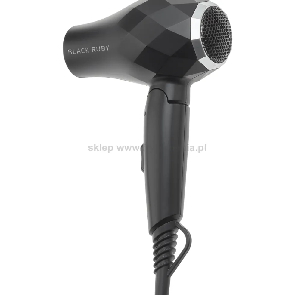 Efalock Professional Black Ruby Mini suszarka do włosów, składana 1000W