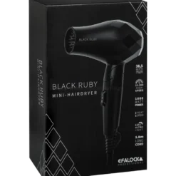 Efalock Professional Black Ruby Mini suszarka do włosów, składana 1000W