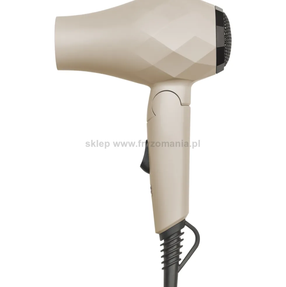 Efalock Professional Cocoa Dust Mini suszarka do włosów, składana 1000W