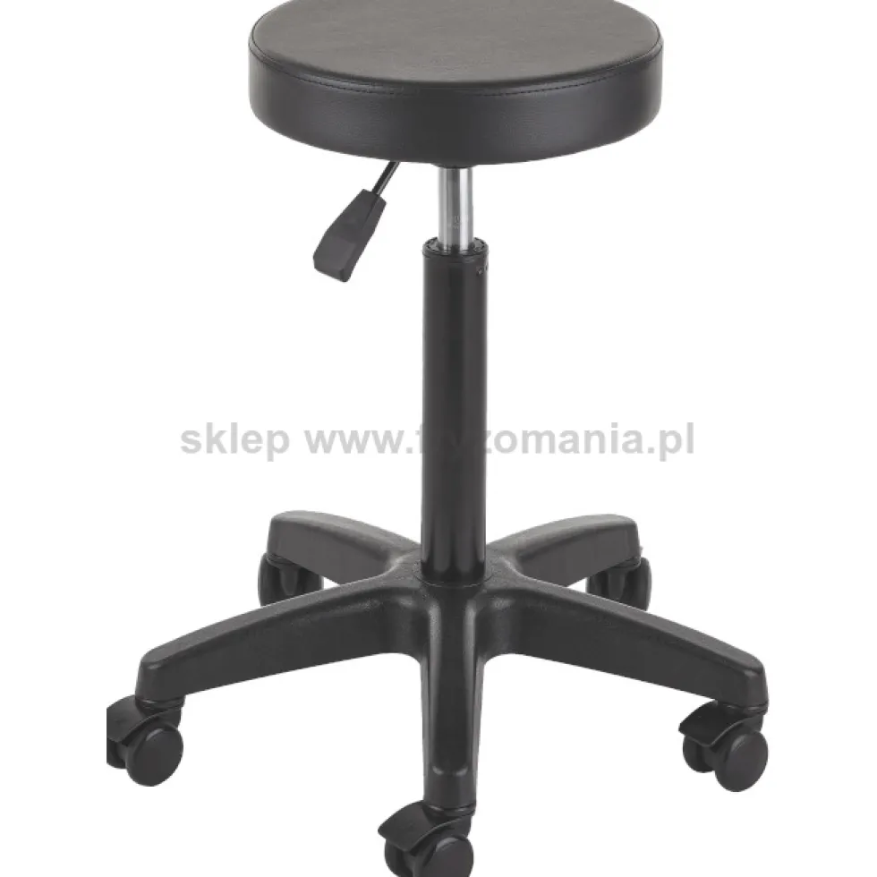 Efalock Professional Cut Taboret, hoker fryzjerski czarny, rozmiar L