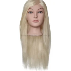 Efalock Professional Ella Główka fryzjerska 50cm jasny blond, włosy mix naturalne i syntetyczne