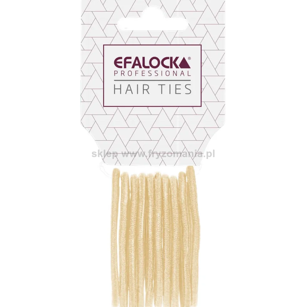 Efalock Professional Hair Ties Standard Gumki do włosów 50mm, różne kolory 10szt.