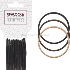 Efalock Professional Hair Ties Standard Gumki do włosów 50mm, różne kolory 10szt.