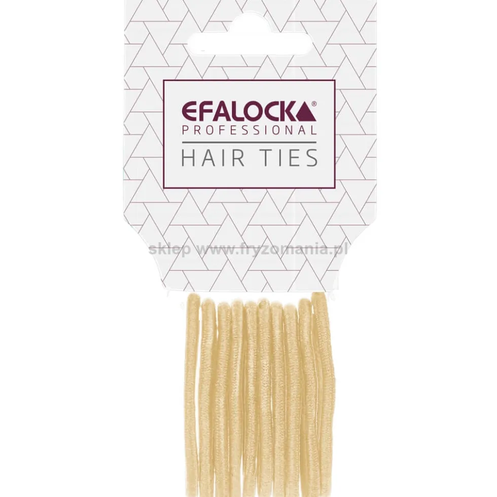 Efalock Professional Hair Ties Small Gumki do włosów 25mm, różne kolory 10szt.
