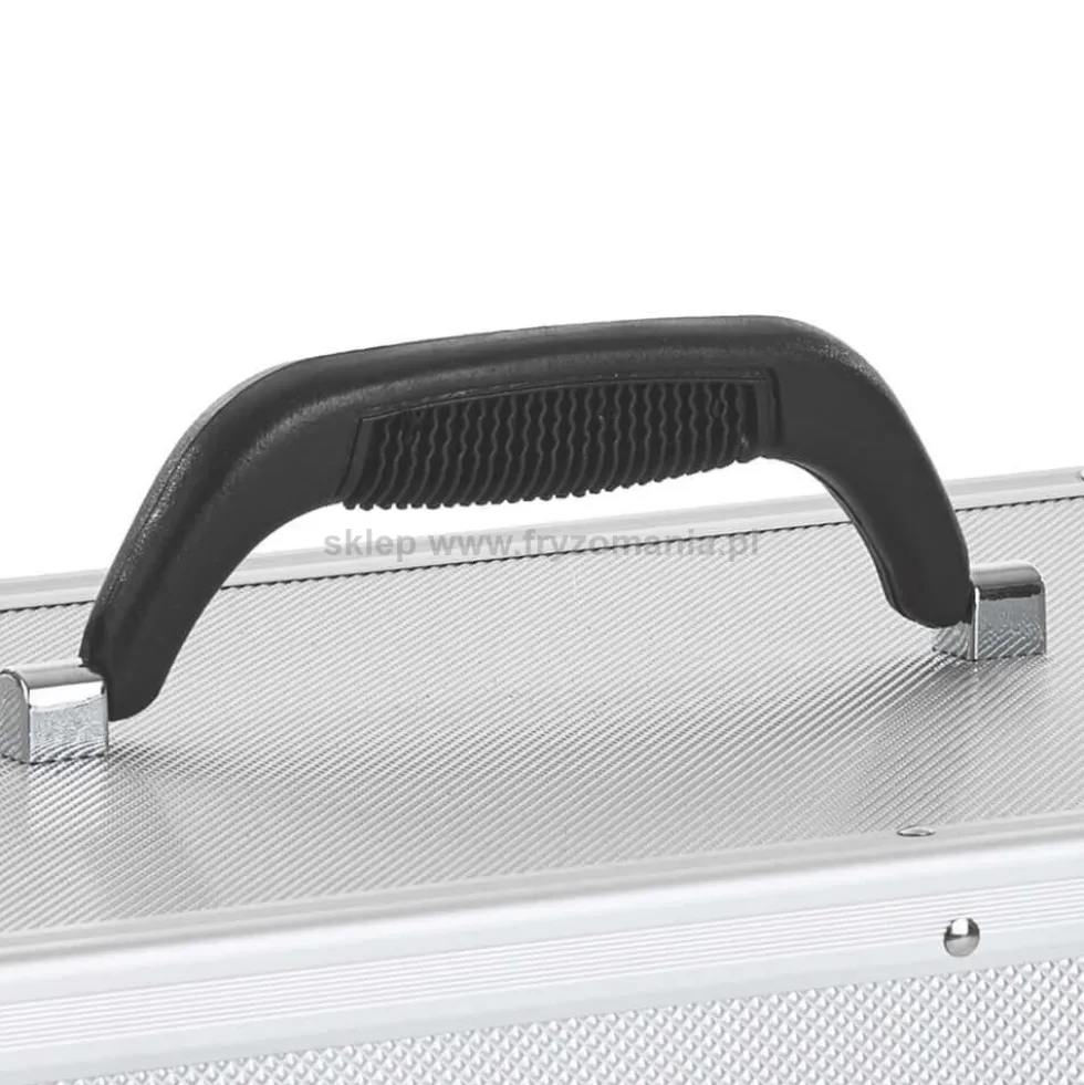 Efalock Professional Kufer fryzjerski aluminiowy, srebrny