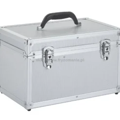 Efalock Professional Kufer fryzjerski aluminiowy, srebrny
