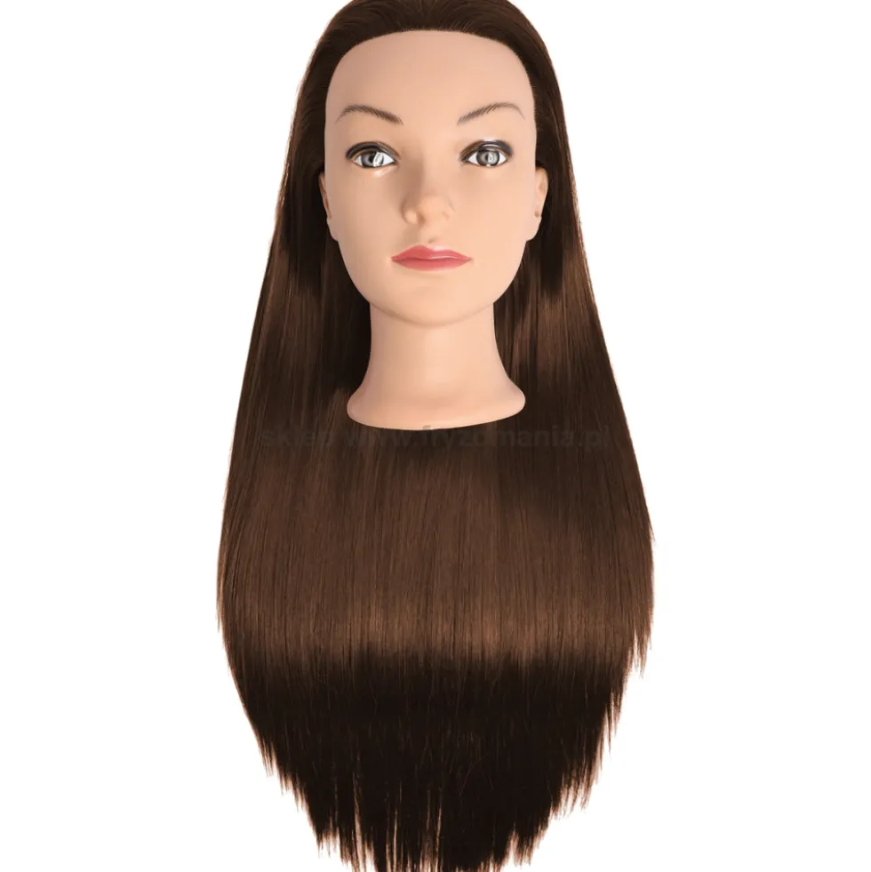 Efalock Professional Lexa Główka fryzjerska 60cm brąz, włosy mix syntetyczne
