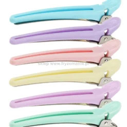 Efalock Professional Macarons Klipsy fryzjerskie 9,5cm, różne kolory 12szt.