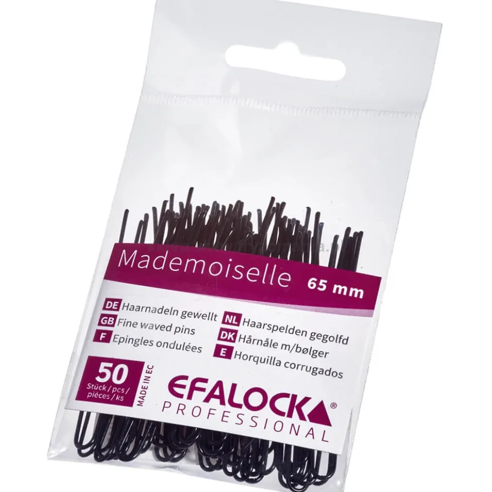 Efalock Professional Mademoiselle Kokówki do włosów 6,5cm, różne kolory 50szt.