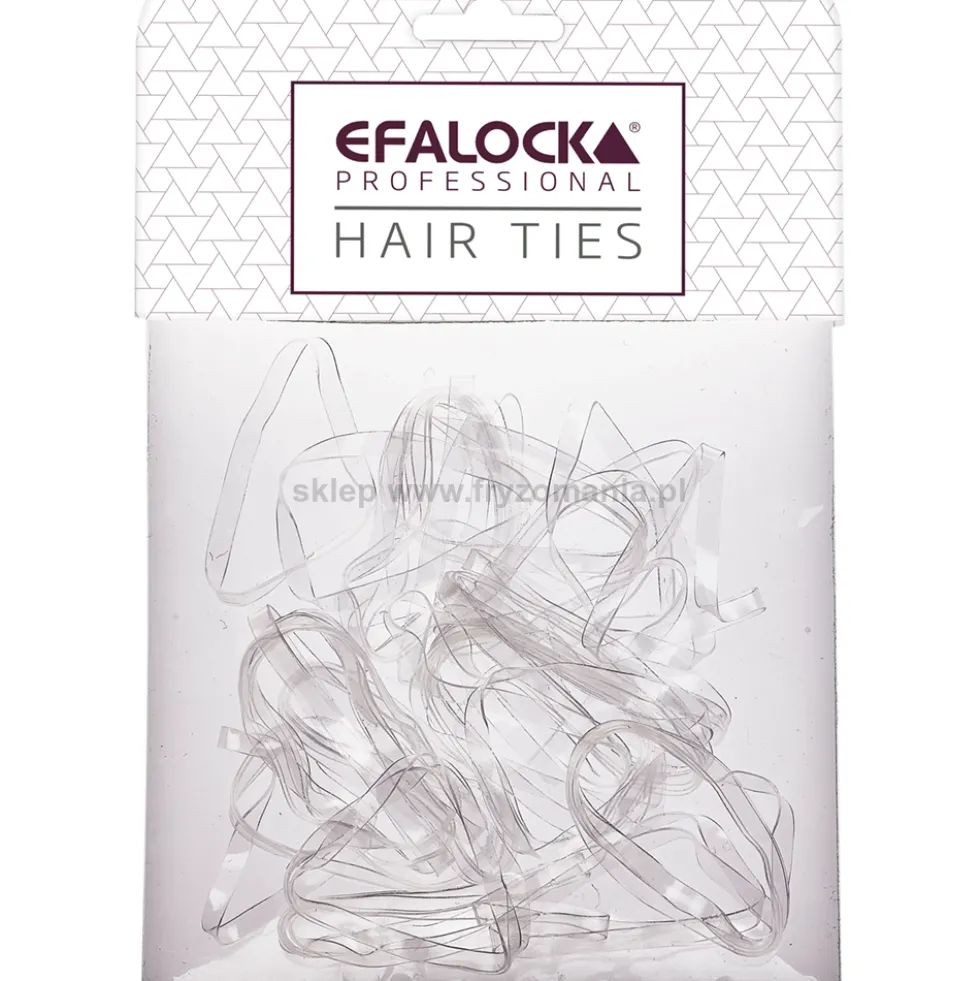 Efalock Professional Rasta Tie Thick Gumki do warkoczyków, różne kolory 100szt.