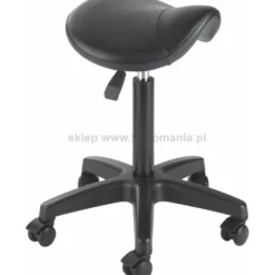 Efalock Professional Trim Taboret, hoker fryzjerski czarny, rozmiar M