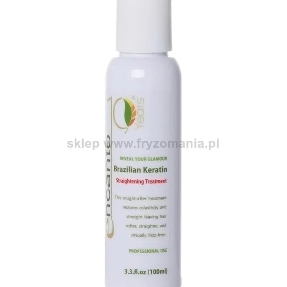 Encanto Do Brasil Keratyna do prostowania włosów zestaw 3x100ml