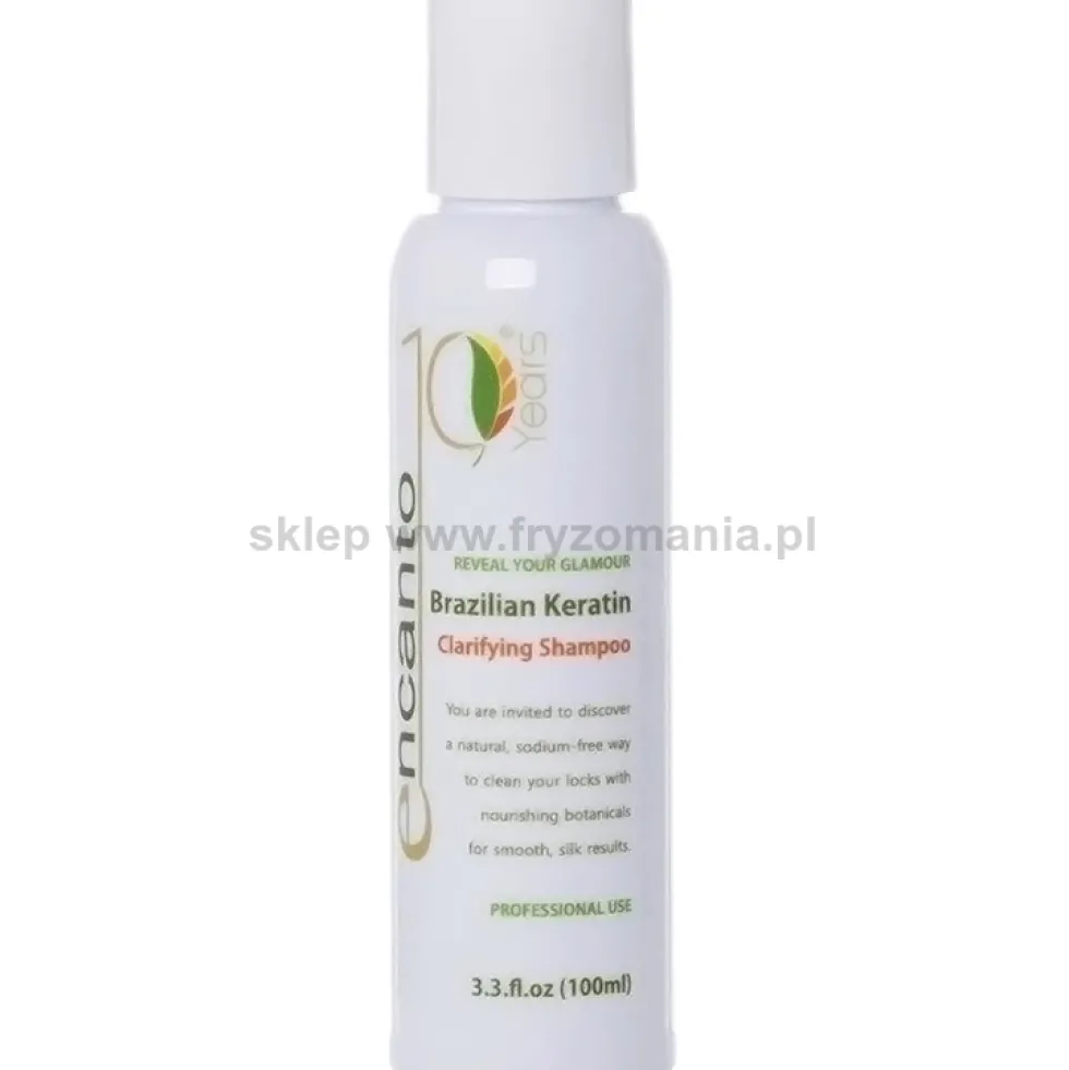 Encanto Do Brasil Keratyna do prostowania włosów zestaw 3x100ml