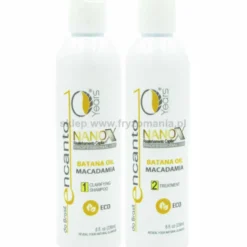 Encanto Do Brasil Nanox - zestaw do keratynowego prostowania włosów 2x236ml