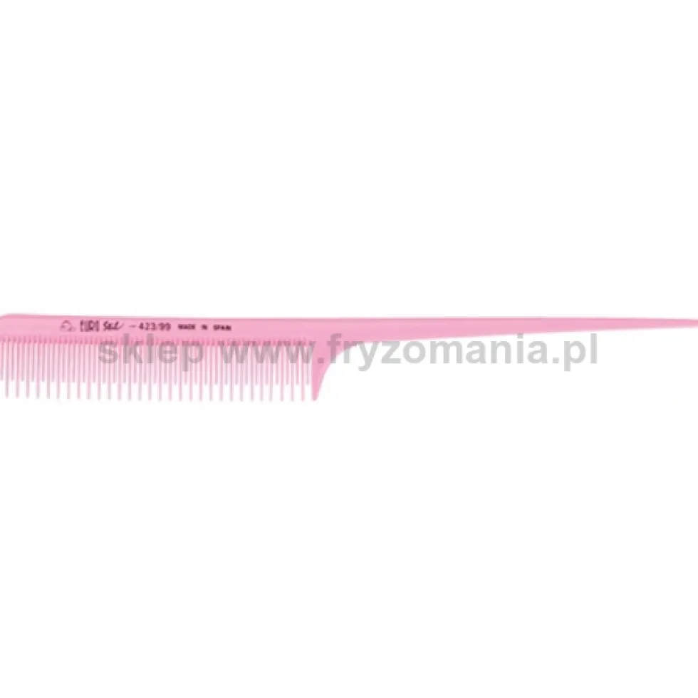 Euro Stil 423/99 Grzebień fryzjerski ze szpikulcem 20,5cm, różne kolory (losowo)