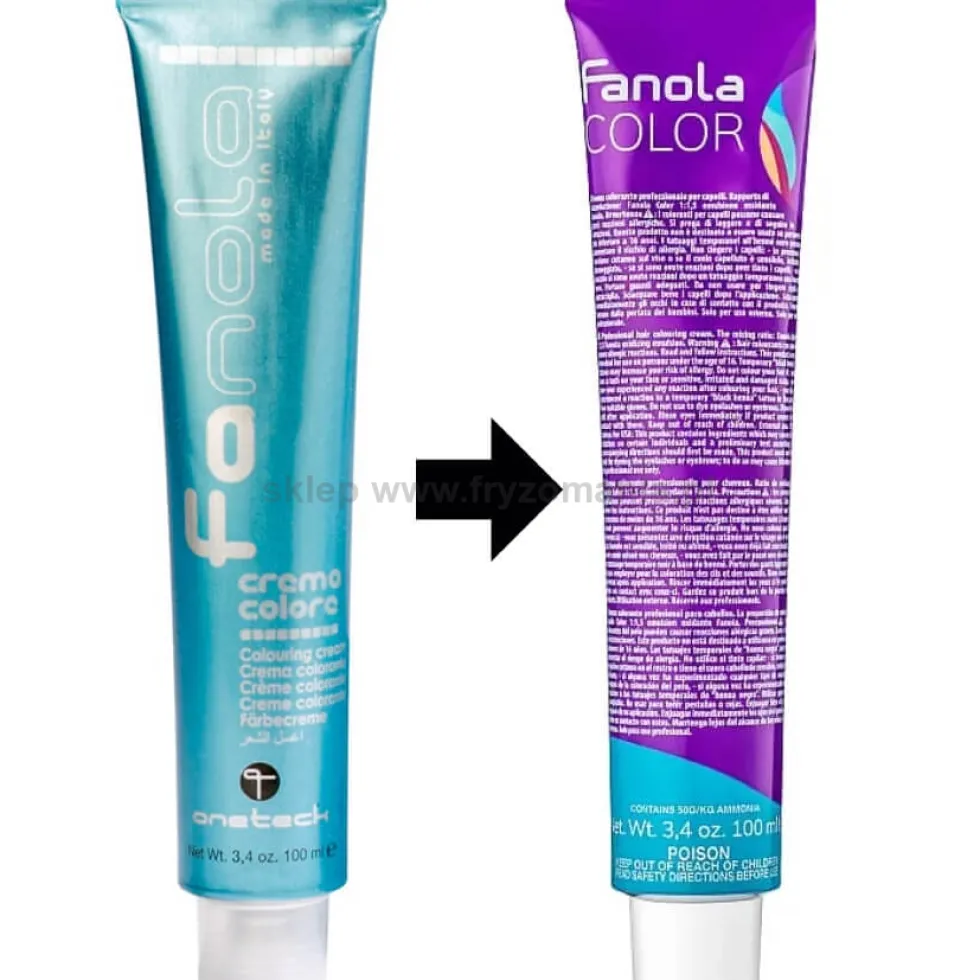 Fanola Crema Color Krem koloryzujący trwały do włosów 100ml