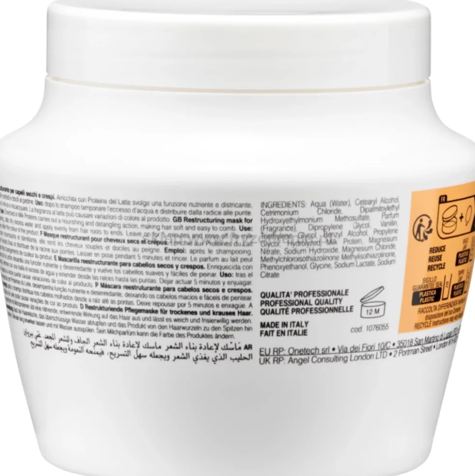 Fanola Nourishing Maska odbudowująca do włosów suchych i zniszczonych 500ml