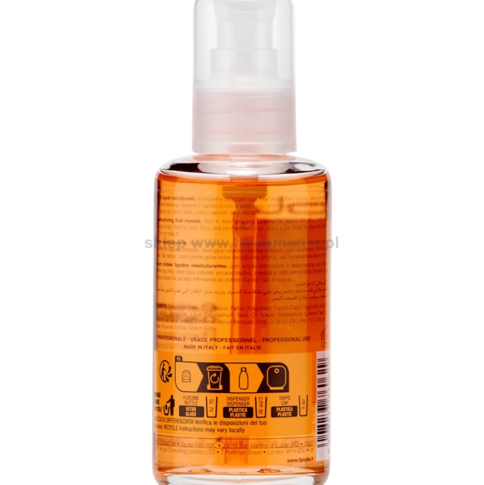Fanola Nourishing - zestaw do włosów suchych szampon 350ml, krem 100ml i serum 100ml