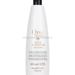 Fanola Oro Therapy Gold Activator Oro Puro Aktywator w kremie z keratyną, stężenia: 3%, 6%, 9%, 12% 1000ml