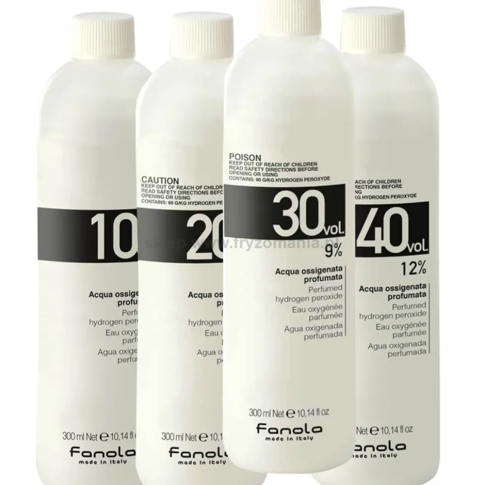 Fanola Peroxide Oksydant do farby 3%, 6%, 9%, 12% 300ml