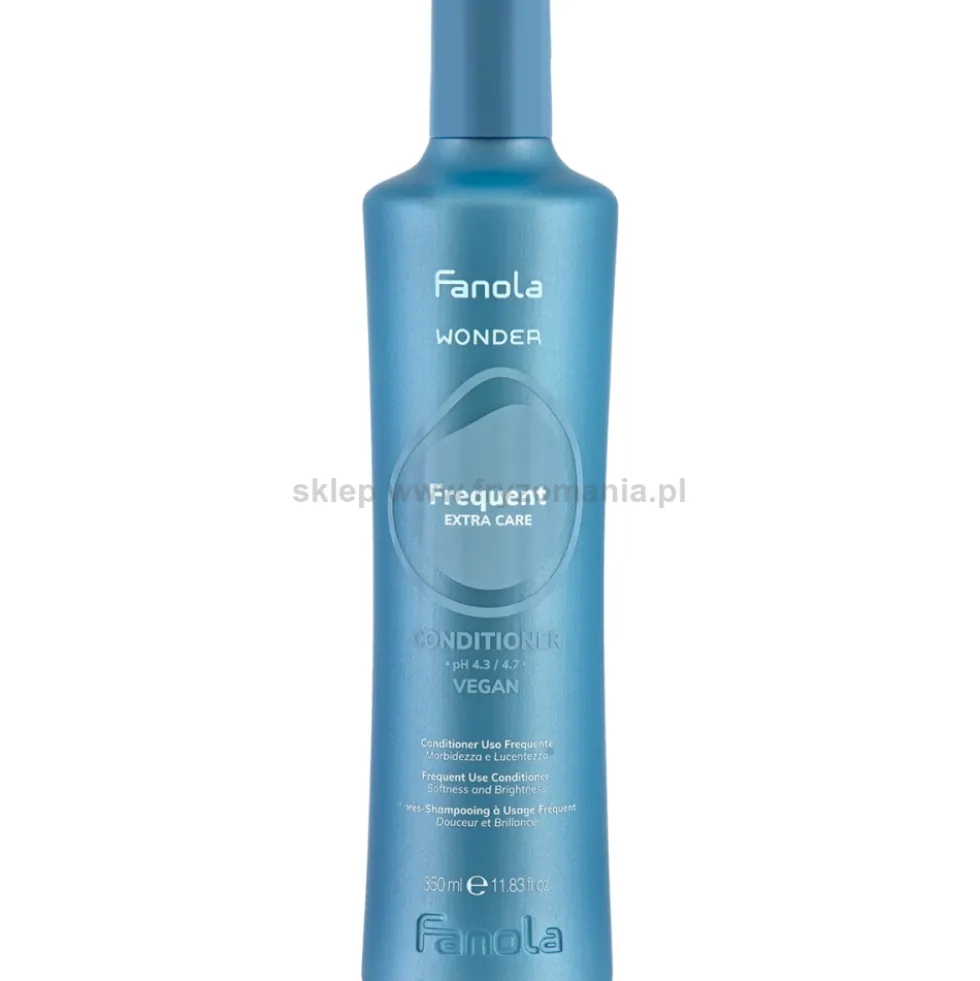 Fanola Wonder Frequent - zestaw szampon i odżywka do codziennego stosowania 2x350ml