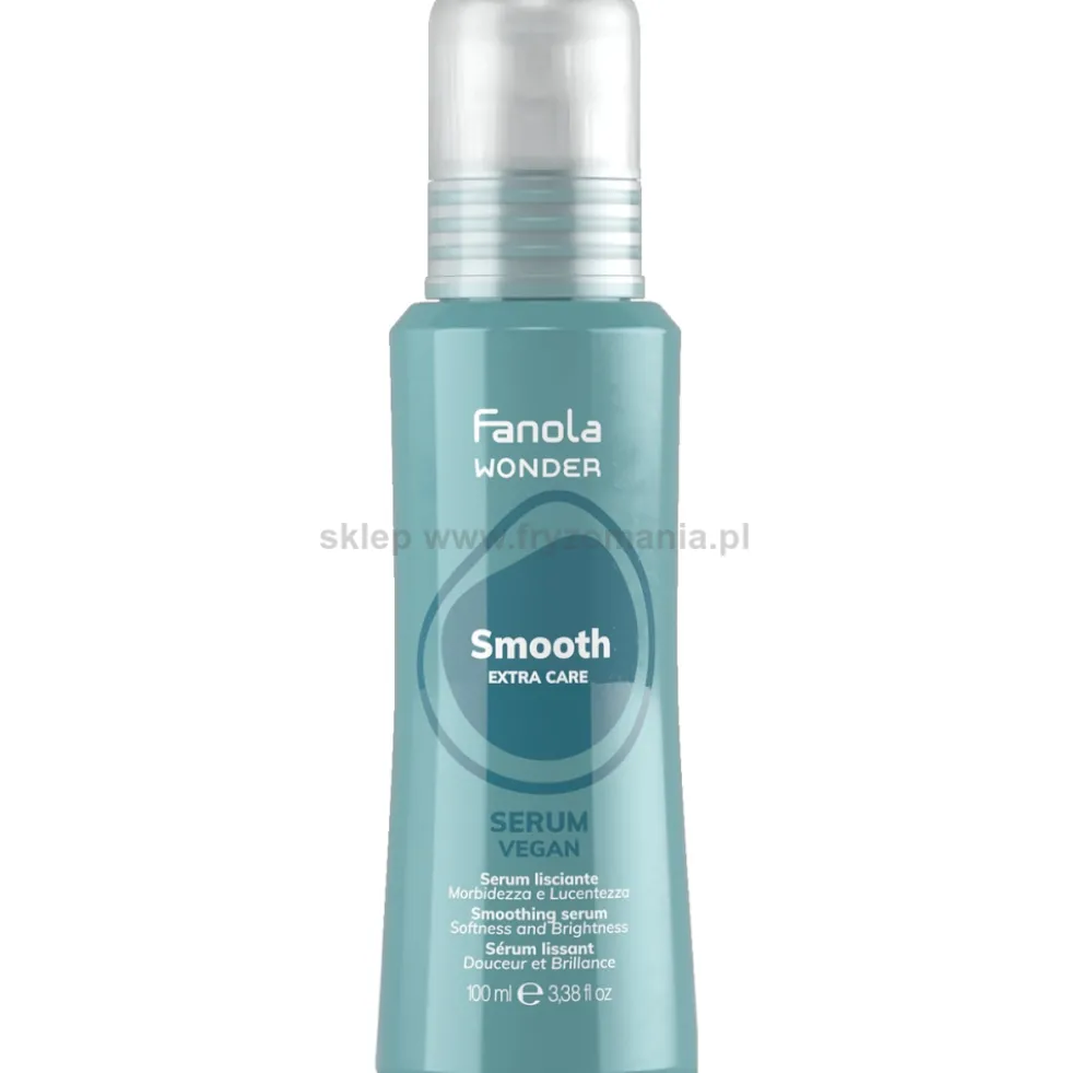 Fanola Wonder Smooth - zestaw szampon 350ml i serum wygładzające włosy 100ml
