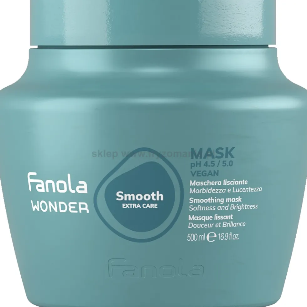 Fanola Wonder Smooth - zestaw szampon 350ml i maska wygładzająca włosy 500ml
