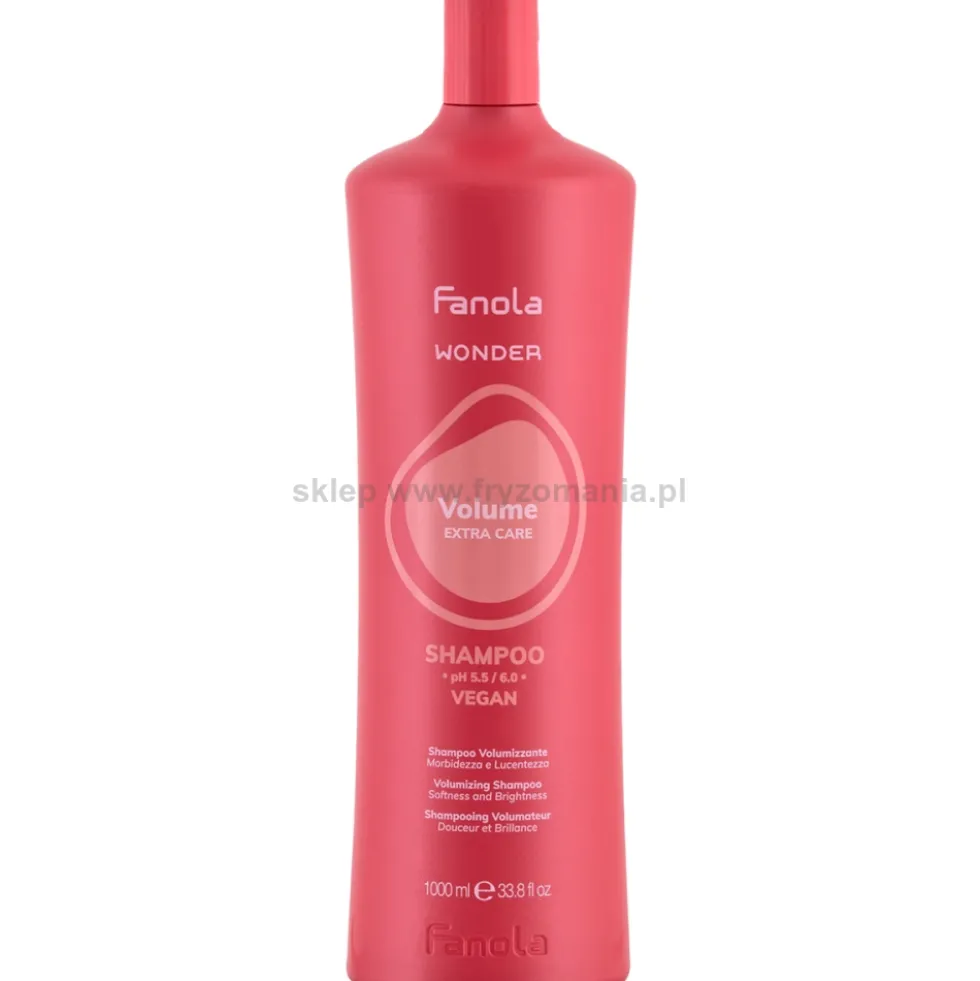 Fanola Wonder Volume Szampon zwiększający objętość do włosów 1000ml