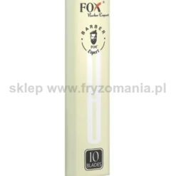 Fox Barber Expert Ostrza do brzytwy ze stali nierdzewnej 10szt