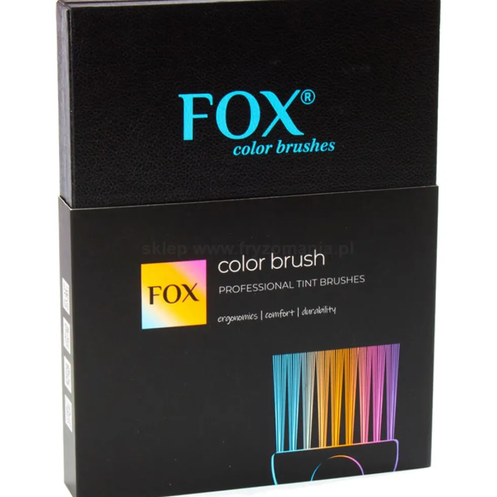 Fox Color Brush Pędzle do farbowania włosów 8szt.